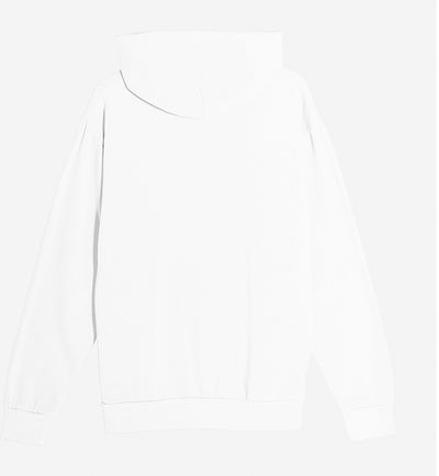 Am image of a Custom Lane 7 Unisex Urban Pullover Hooded Sweatshirt in White!
