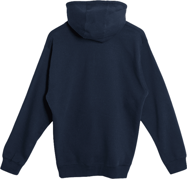 Am image of a Custom Lane 7 Premium Full Zip Hoodie in Navy Blue!