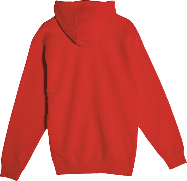 Am image of a Custom Lane 7 Premium Full Zip Hoodie in Red!