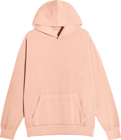 Am image of a Custom Lane 7 Unisex Urban Pullover Hooded Sweatshirt in Salmon!