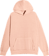 Am image of a Custom Lane 7 Unisex Urban Pullover Hooded Sweatshirt in Salmon!