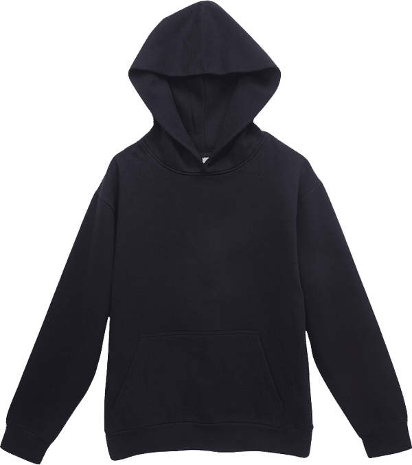 Am image of a Custom Lane 7 Unisex Urban Pullover Hooded Sweatshirt in Black!