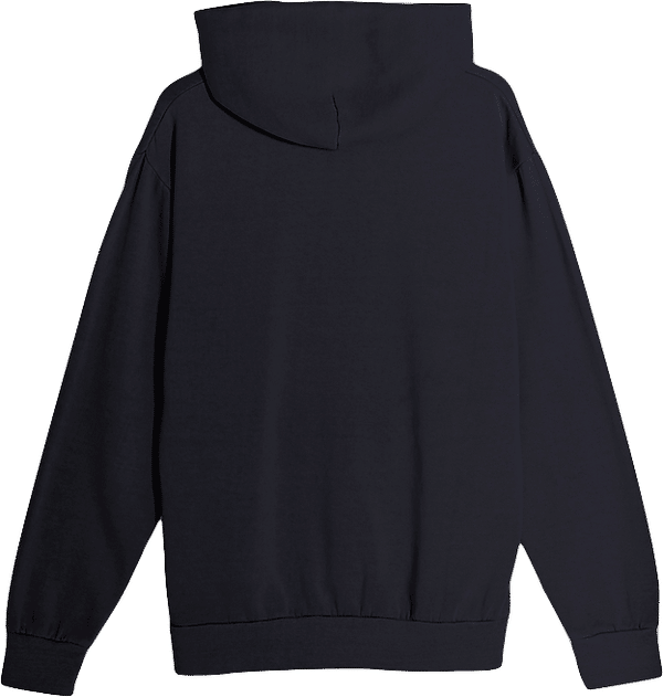 Am image of a Custom Lane 7 Unisex Urban Pullover Hooded Sweatshirt in Black!