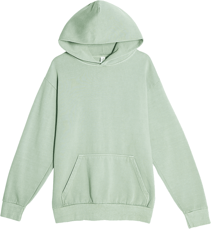 Lane 7 Unisex Urban Pullover Hooded Sweatshirt in Oil Green