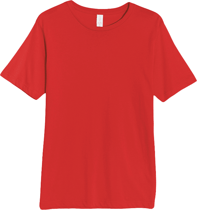 Lane 7 Deluxe Tee in Red