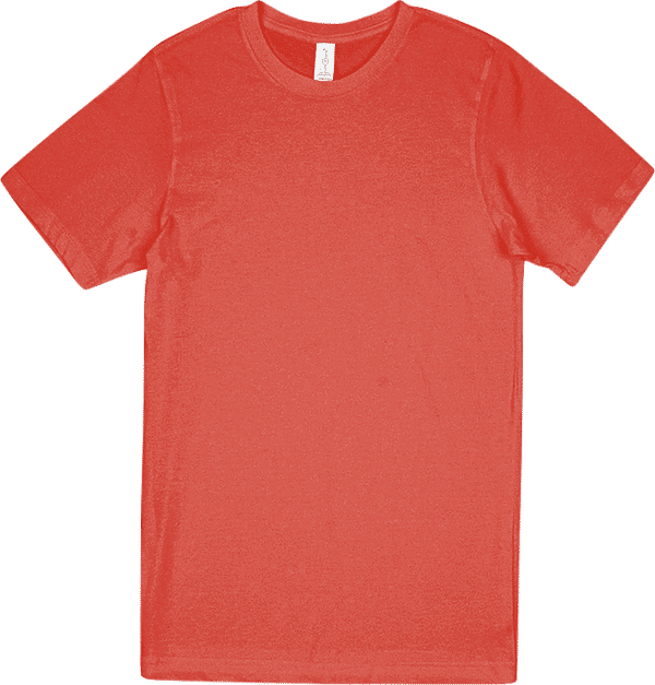 Am image of a Custom Lane 7 Deluxe Tee in Paprika!