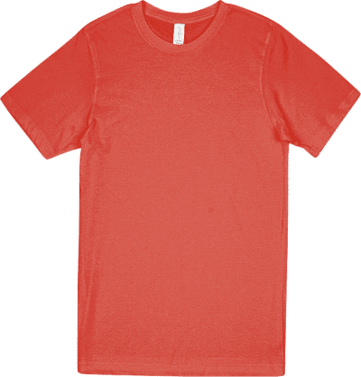 Am image of a Custom Lane 7 Deluxe Tee in Paprika!