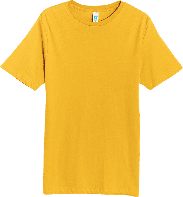 Am image of a Custom Lane 7 Deluxe Tee in Mustard!