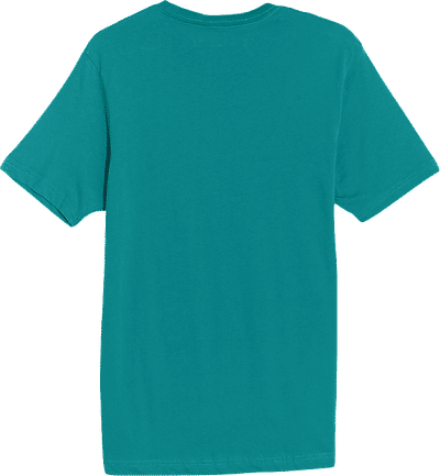 Am image of a Custom Lane 7 Deluxe Tee in Teal!