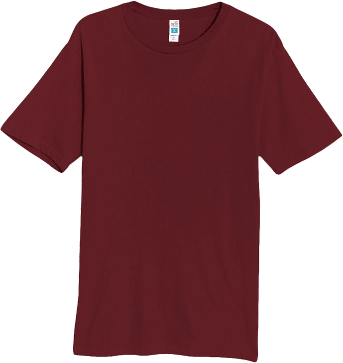 Lane 7 Deluxe Tee in Burgundy