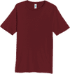 Am image of a Custom Lane 7 Deluxe Tee in Burgundy!