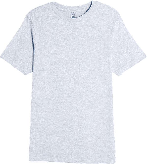 Am image of a Custom Lane 7 Deluxe Tee in Heather Grey!