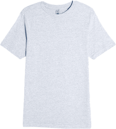 Am image of a Custom Lane 7 Deluxe Tee in Heather Grey!