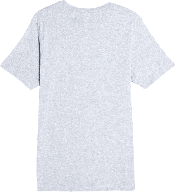 Am image of a Custom Lane 7 Deluxe Tee in Heather Grey!