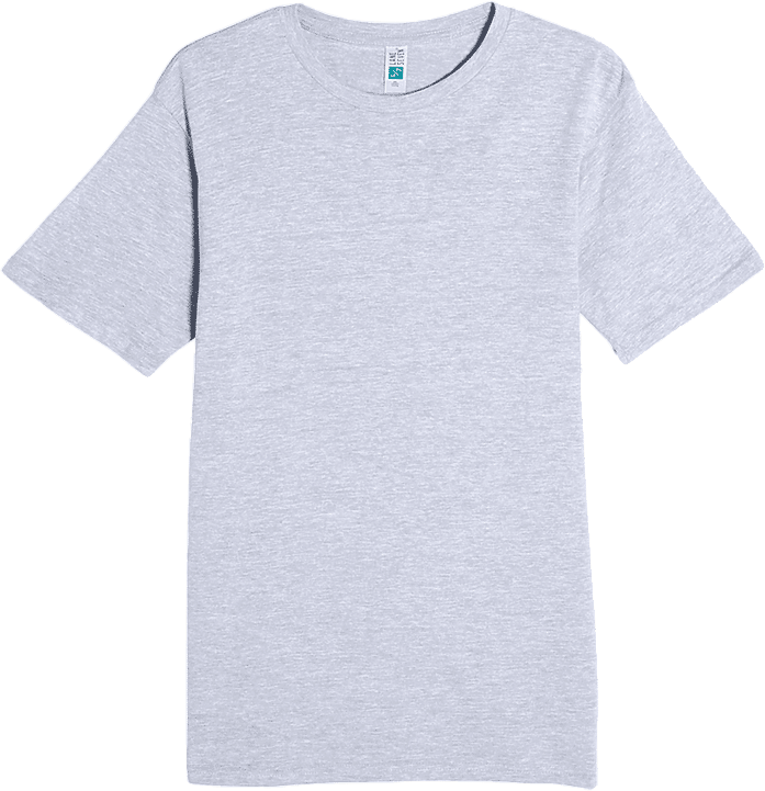 Lane 7 Heavyweight Tee in Heather Grey