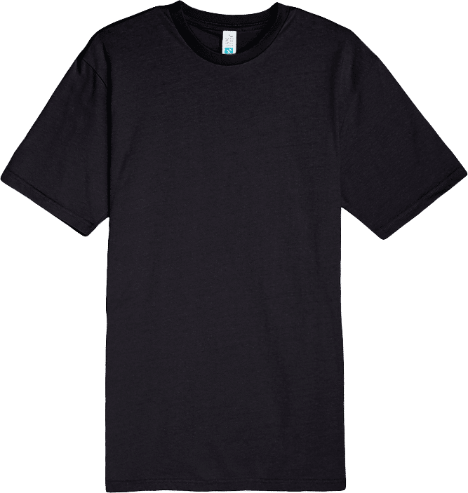 Lane 7 Heavyweight Tee in Black