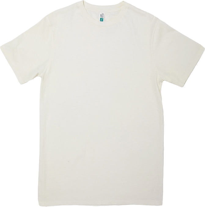 Lane 7 Heavyweight Tee in Natural