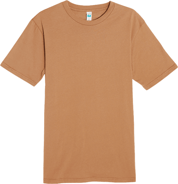 Am image of a Custom Lane 7 Heavyweight Tee in Toasted Coconut!