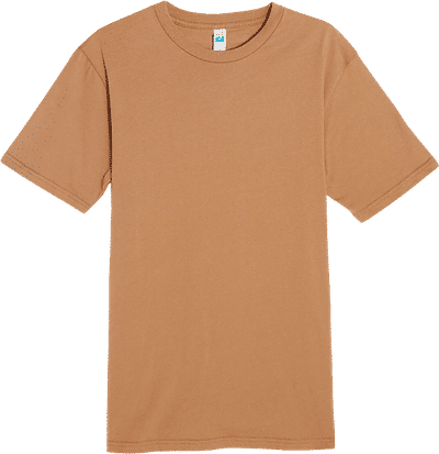 Am image of a Custom Lane 7 Heavyweight Tee in Toasted Coconut!