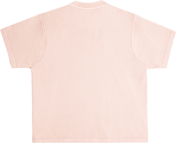 Am image of a Custom Lane 7 Urban Heavy Pigment Tee in Salmon Pink!
