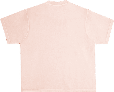 Am image of a Custom Lane 7 Urban Heavy Pigment Tee in Salmon Pink!