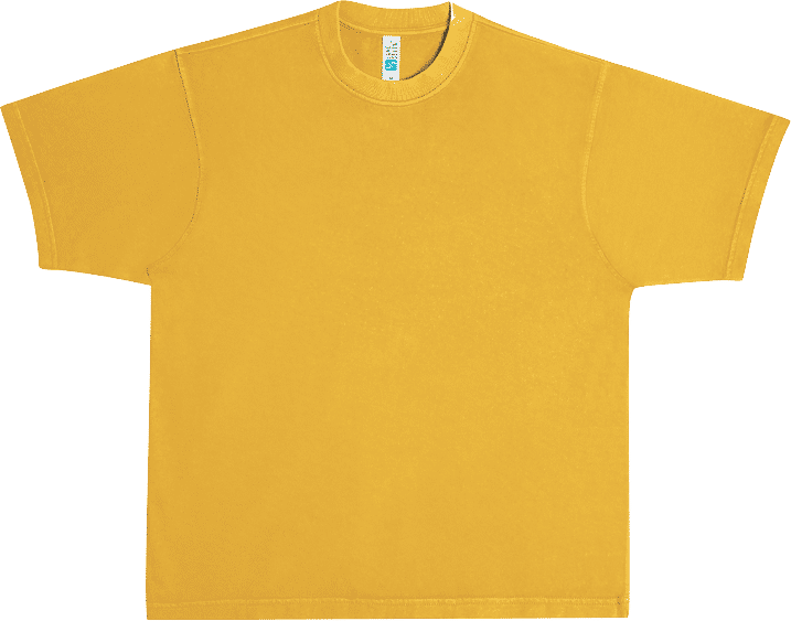 Lane 7 Urban Heavy Pigment Tee in Peanut Butter