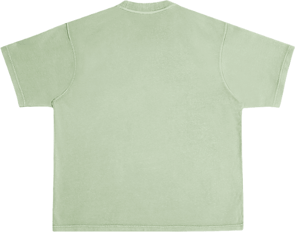 Am image of a Custom Lane 7 Urban Heavy Pigment Tee in Oil Green!