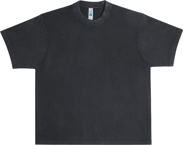 Am image of a Custom Lane 7 Urban Heavy Pigment Tee in Black!