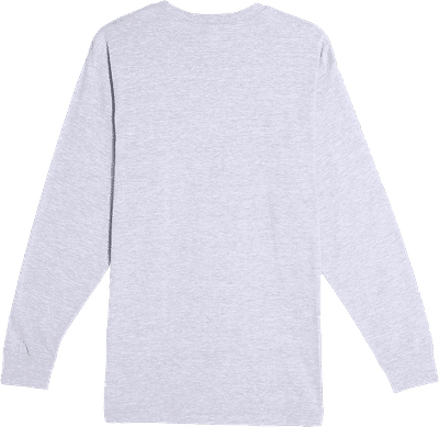 Am image of a Custom Lane 7 Heavyweight Long Sleeve Tee in Heather Grey!
