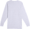 Am image of a Custom Lane 7 Heavyweight Long Sleeve Tee in Heather Grey!
