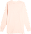 Am image of a Custom Lane 7 Heavyweight Long Sleeve Tee in Pale Pink!
