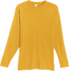 Am image of a Custom Lane 7 Heavyweight Long Sleeve Tee in Mustard!