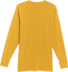Am image of a Custom Lane 7 Heavyweight Long Sleeve Tee in Mustard!