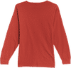 Am image of a Custom Lane 7 Heavyweight Long Sleeve Tee in Paprika!
