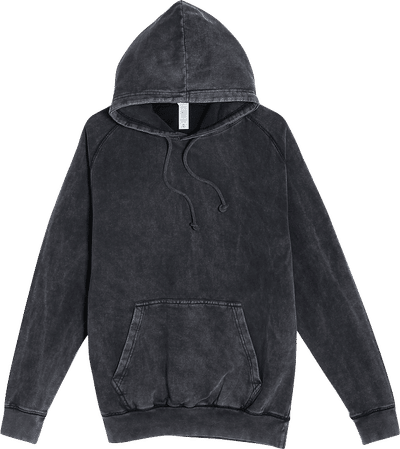 Am image of a Custom Lane 7 Vintage Raglan Hoodie in Vintage Black!