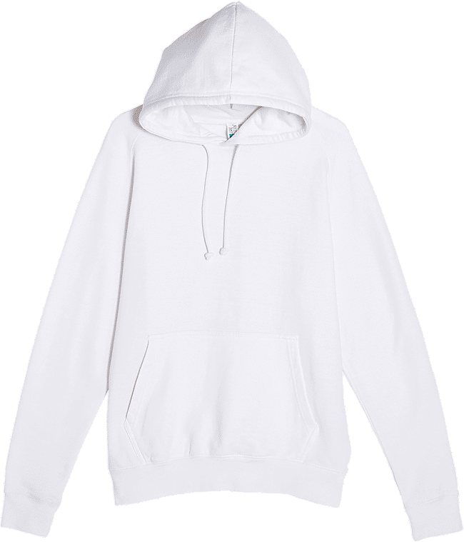 Lane 7 Vintage Raglan Hoodie in Vintage White
