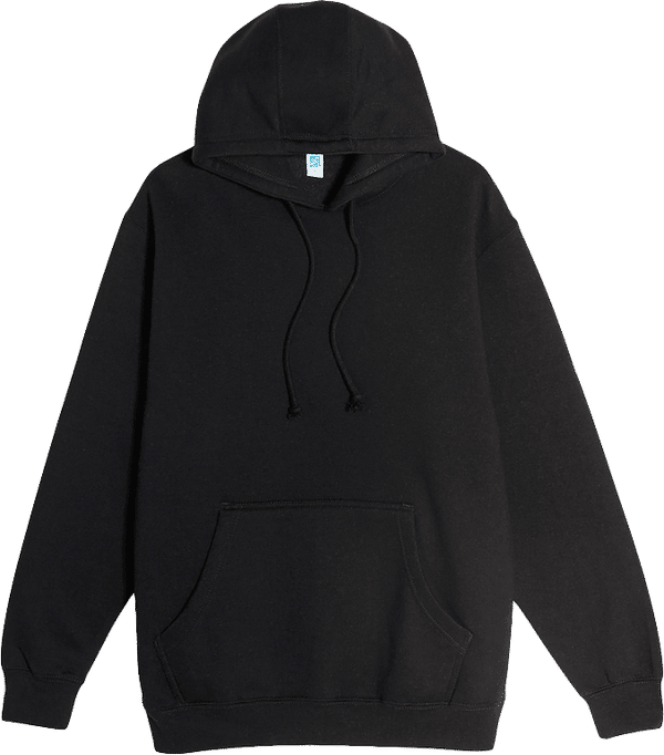Am image of a Custom Lane 7 Heavyweight Hoodie in Black!