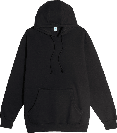 Am image of a Custom Lane 7 Heavyweight Hoodie in Black!
