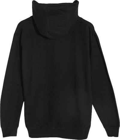 Am image of a Custom Lane 7 Heavyweight Hoodie in Black!