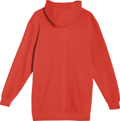 Am image of a Custom Lane 7 Heavyweight Hoodie in Paprika!
