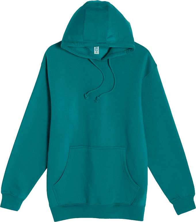 Lane 7 Heavyweight Hoodie in Teal