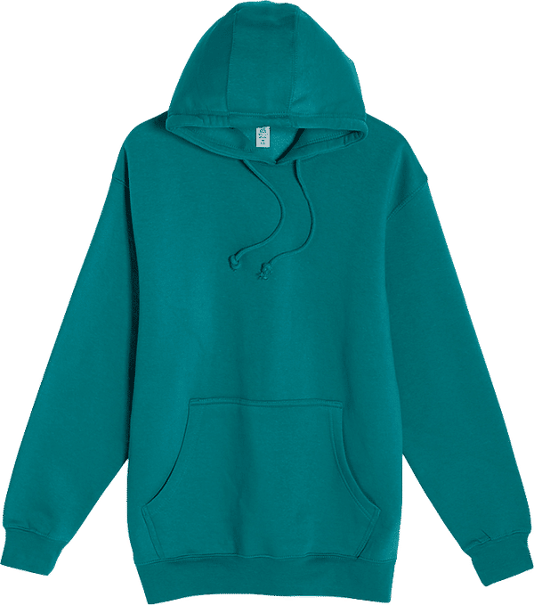 Am image of a Custom Lane 7 Heavyweight Hoodie in Teal!