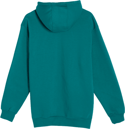 Am image of a Custom Lane 7 Heavyweight Hoodie in Teal!