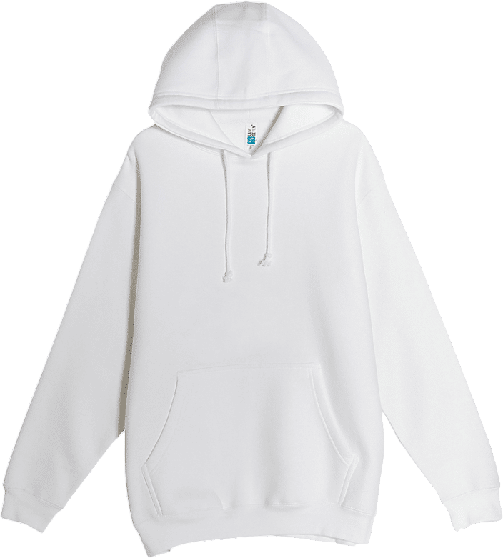 Lane 7 Heavyweight Hoodie in White