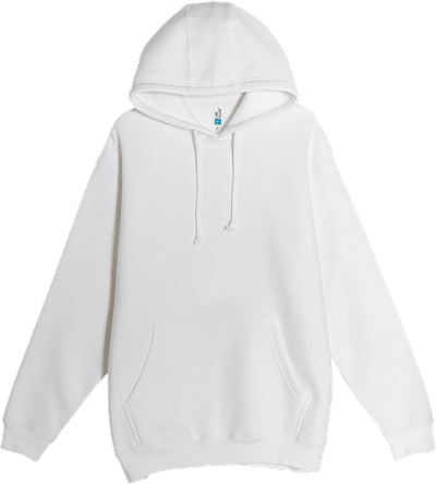 Am image of a Custom Lane 7 Heavyweight Hoodie in White!