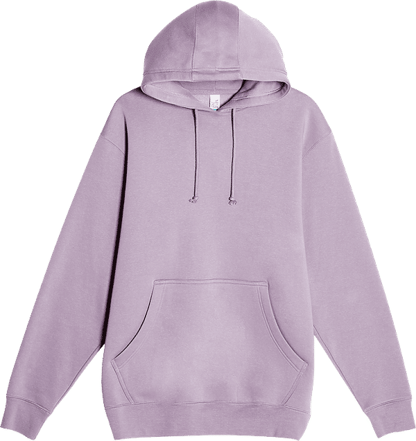 Am image of a Custom Lane 7 Heavyweight Hoodie in Lavender!