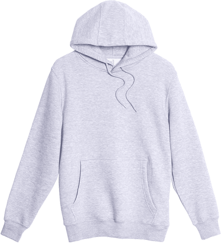 Lane 7 Premium Pullover Hoodie in Heather Grey