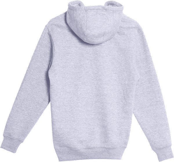 Am image of a Custom Lane 7 Premium Pullover Hoodie in Heather Grey!