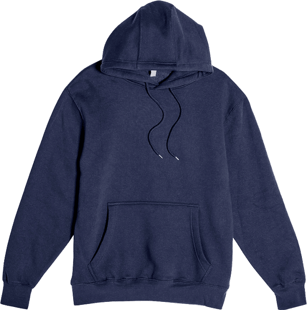 Am image of a Custom Lane 7 Premium Pullover Hoodie in Navy Blue!