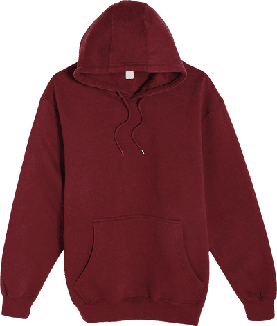 Am image of a Custom Lane 7 Premium Pullover Hoodie in Burgundy!